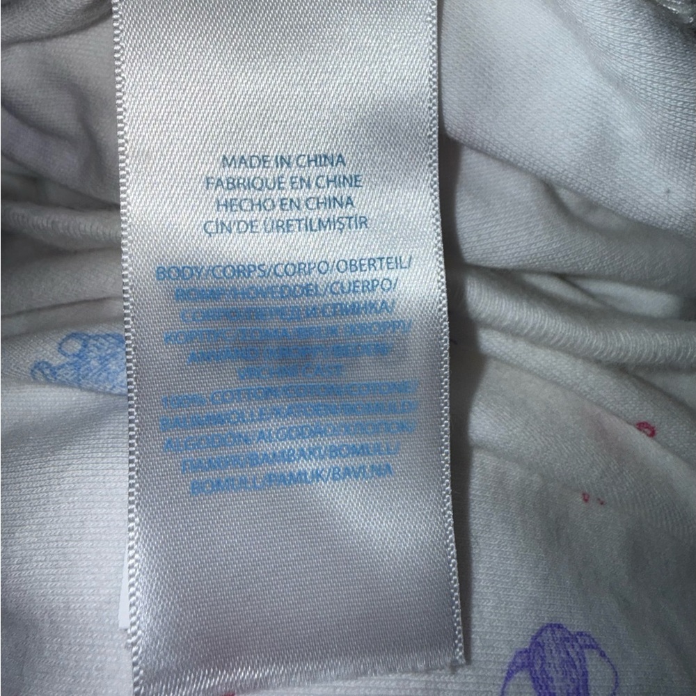 Pristine Ralph Lauren Polo Baby Girls Bear Bunnies Shortall Romper Size: 9M - Picture 6 of 7